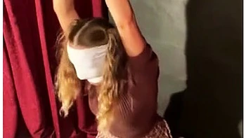 Submissive Slut Bound And Gagged Vibrator Bdsm