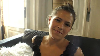 Brunette babe Serina Gomez rides cock with intense pleasure