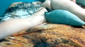 Horny Stepmom Pillow Humping With Vibrator Until Orgasm