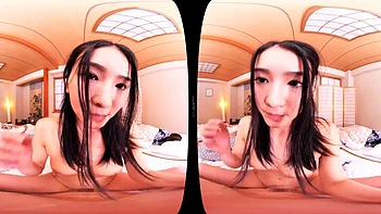 Bunda grande asiática fodida em POV VR