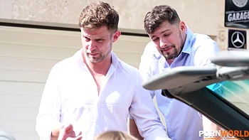 Dominação BDSM dupla anal pesada com Kinuski