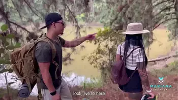 The best fuck in a forest with adult film actress Mariana Martix - HARD SEX OOTDOORS