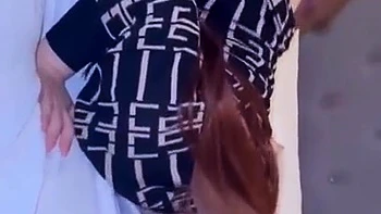 Fette rothaarige Milf creampied von großem schwarzen Schwanz