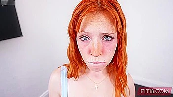 Fitness Redhead Ends Up Servicing Big Cock