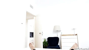 Jenny Doll Sucks BBC in POV with Czech Blonde