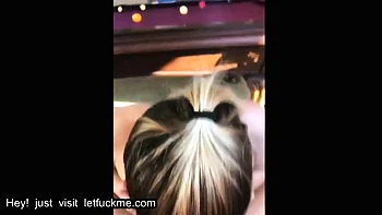 Big-boobs teen cumshot deepthroats cock POV