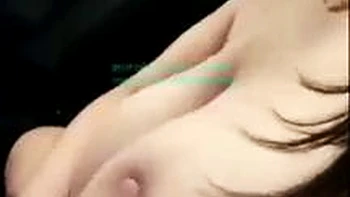 Asian Babe Fucks Driver with Big Tits Blowjob