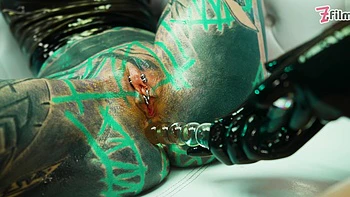 Latex Lesbian Threesome with 3 Naughty Cuties