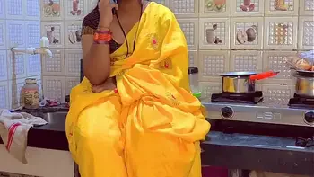 Part 1. Hot StepMom got caught by stepson while calling to her boyfriend