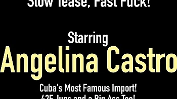 Angelina Castro’s Curvy Brunette BBW Fucked Interracial