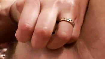 Brunette kitten's wild cuckold threesome