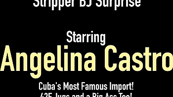 Angelina Castro's big-tittied Cuban blowjob