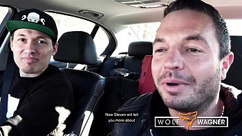 Jessii Van Riva's deep-throat German fuck date