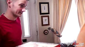 Mature nymphet's big-tit pussy fucked