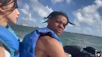 lil d klaps Valerie kay on a jetski teaser