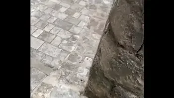 TEEN ALMOST CAUGHT FUCKING IN TOURIST HOTSPOT - RISKY PUBLIC SEX