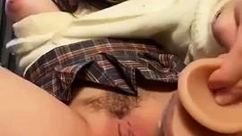 Redhead BBW Peeing in Amateur Pussy