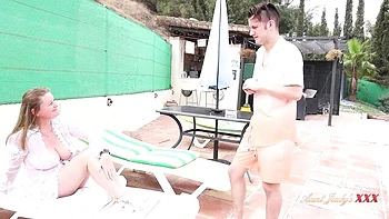 Busty Milf Fucks Big Ass on Steamy Date