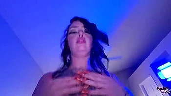 Goth Pawg Takes Biggest Anal Gape and Creampie