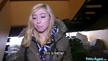 Innocent Redhead Teen Bends Over for Outdoor Cash Fuck