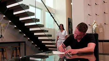 Alexa Chains gets her tight ass oiled and fucked hard