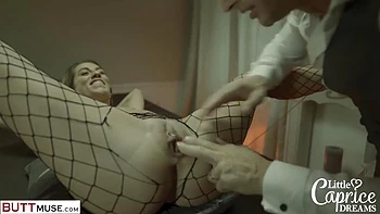 Little Caprice Bound and Fucked Anal