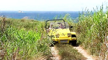 Tarra & Aneta's Pantyhose Lesbian Fingering 69 Outdoors