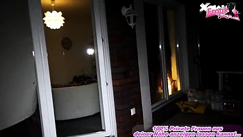 Hooker’s cumshot in hardcore blowjob and doggy