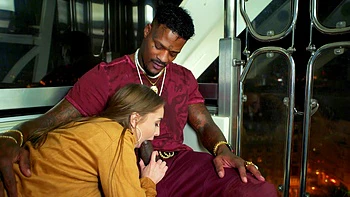 Lena Reif Rides Huge Black Cock Passionately