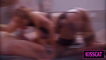 Wife’s Birthday Surprise: POV Threesome with Courier, Double Fuck & Facial