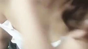 Sexy Chinese Amateur with Big Tits Strips and Kisses