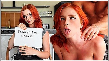 Russian Redhead Teacher Deepthroats and Fucks Student’s Big Ass