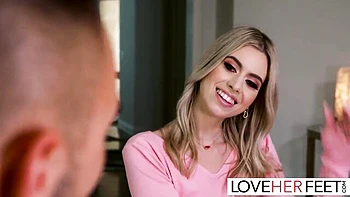 Jill Kassidy Worships Feet with Hardcore Fuck