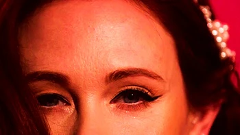 Redhead Milf with Huge Tits Strips Naked
