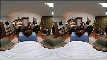 Zaawaadi In Exchange Black Goddess From Africa Titjob & Riding Big Cock When Called To Study - 360 Hot Vr Porn
