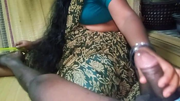 Indian Tamil Wife Sucks Her Husband Cock To Cool Him Up