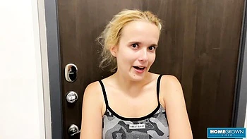 Sex hungry bedmate at homevideo scene
