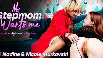 Mature Nadine Seduces Her Small Breated Teen Stepdaughter Nicole Murkovski Into Hot Lesbian Sex