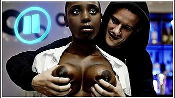 Black African Ebony Girl Freeze Fucked & Creampied By Creep Burglar - Interracial Time Stop Fetish