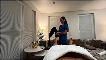 At-home Massage Turns Into A Happy Surprise - Eva Keks