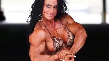 Deb in sexy bikini with huge muscles: Big Ass, Brunette  Pornhub Porn