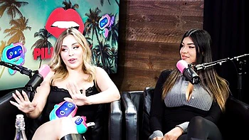 Horny Anna Claire Clouds and Hayley Davies - big tits porn - Pillow Talk