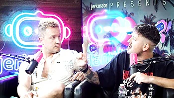 Lusty Van Wylde and Dan Dangler at plug talk podcast video