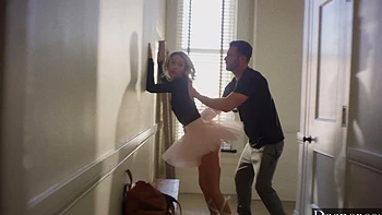 Seth Gamble and Sky Pierce have fun without clothes, but with style