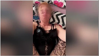 Pov Fucking With Hotwife In A Black Corset, Body Stockings And Red High Heels