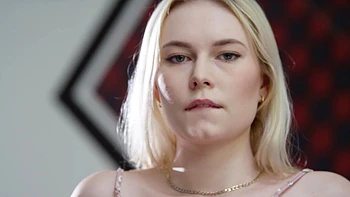 A couple enjoys passionate sex, with the blonde beauty Mimi Cica moaning in pleasure.