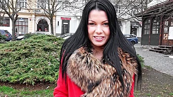 Skinny brunette Sofia Like enjoys passionate doggystyle sex with her lucky partner.