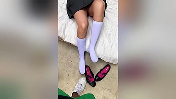 Mexican Loses Bet With Her Classmate And Ends Up Sucking Her At School