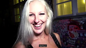 Girl with long hair makes a blowjob on the boat