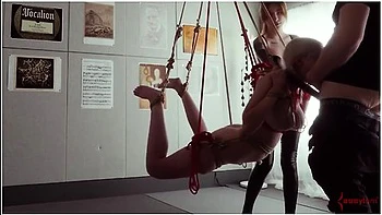 Cock-sucking, Ass Eating Bondage Puppet Rebel Rhyder Used And Spanked By Charlotte Sartre And Docc